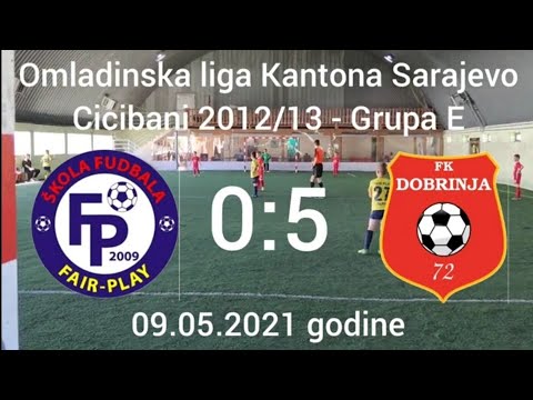 ŠF Fair-Play - FK Dobrinja 0:5 (10. kolo Omladinske lige Kantona Sarajevo) - Generacija 2012/2013