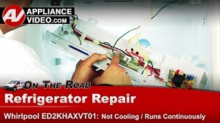 Whirlpool Refrigerator Repair - Not Cooling - Temperature Control Diagnostic & Repair