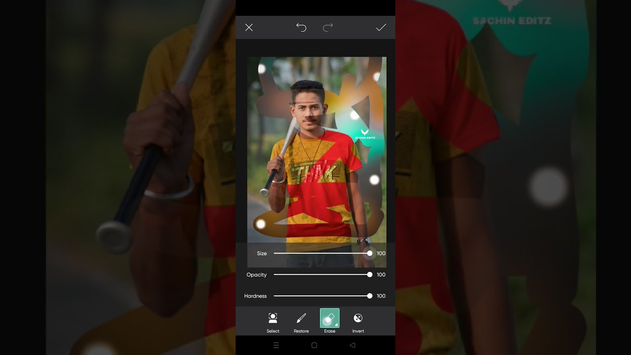 cb background photo editing video @RdxEditorPicsArt app