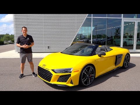External Review Video 0cToOewMcnM for Audi R8 (4S) Spyder facelift Convertible (2019)