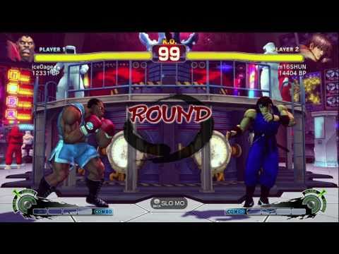 - R - [Balrog] vs m16SHUN [Guy] SSF4 Japanese Online Ranked Matches - TRUE-HD
