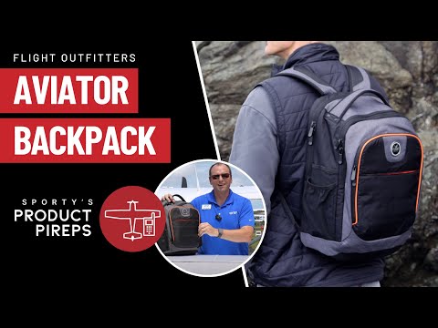 Flight Outfitters Aviator Backpack at Sporty's - Hands-On Review
