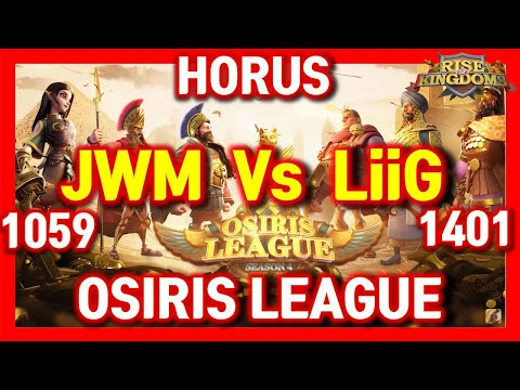 JWM (K1059) Vs LiiG (K1401) Osiris league Season4 Round2 Rise of kingdoms