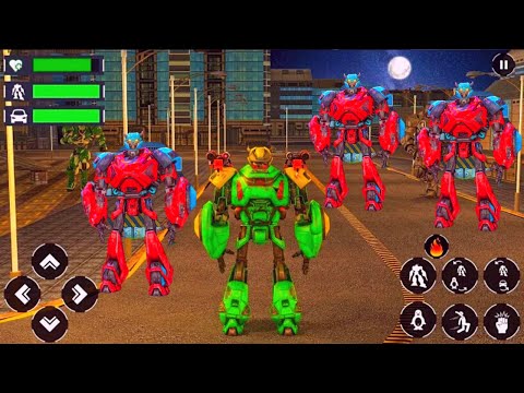 Turtle and Rabbit Robot Transform City Rescue Mission Android Gameplay
