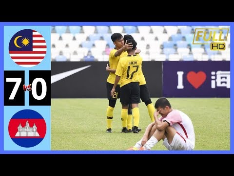 Malaysia U-16 VS Cambodia U-16 [7-0] | AFC U-16 QUALIFIERS 2020 | HD