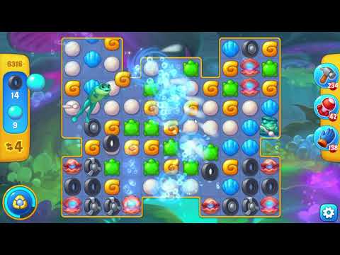 Fishdom 6316 Level - 15 moves - NO BooSTERS