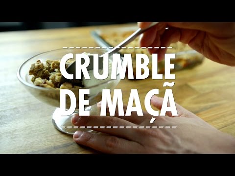 Receita de Crumble de Maçã | Apple Crumble | Doce Fácil