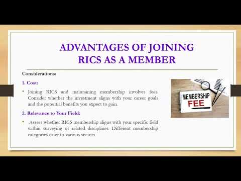 Advantages of joining RICS as a member