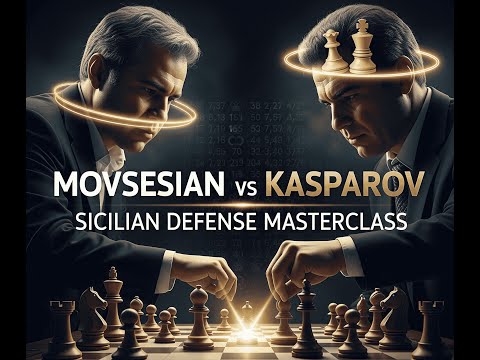 Epic Chess Battle: GM Sergei Movsesian vs GGarry Kasparov  Sicilian Defense Masterclass