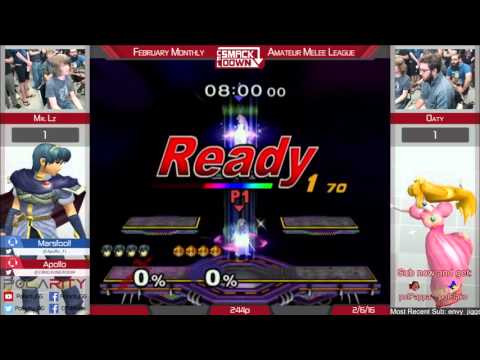 AML Top 16 - Mr. Lz (Marth) vs Oaty (Peach) - Winners Finals