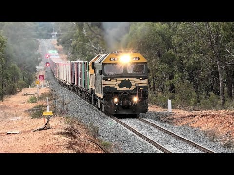 G539-X48 on 7904V depart Maryborough after crossing 7901V.   06-06-19.   09.07.18.