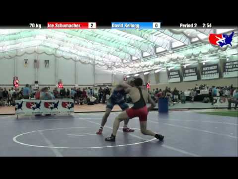 Joe Schumacher vs. David Kellogg at 2013 ASICS University Nationals - FS