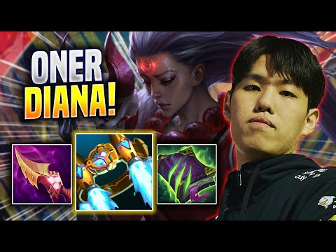 ONER IS SO CRAZY WITH DIANA! - T1 Oner Plays Diana JUNGLE vs Sylas! | Preseason 2023