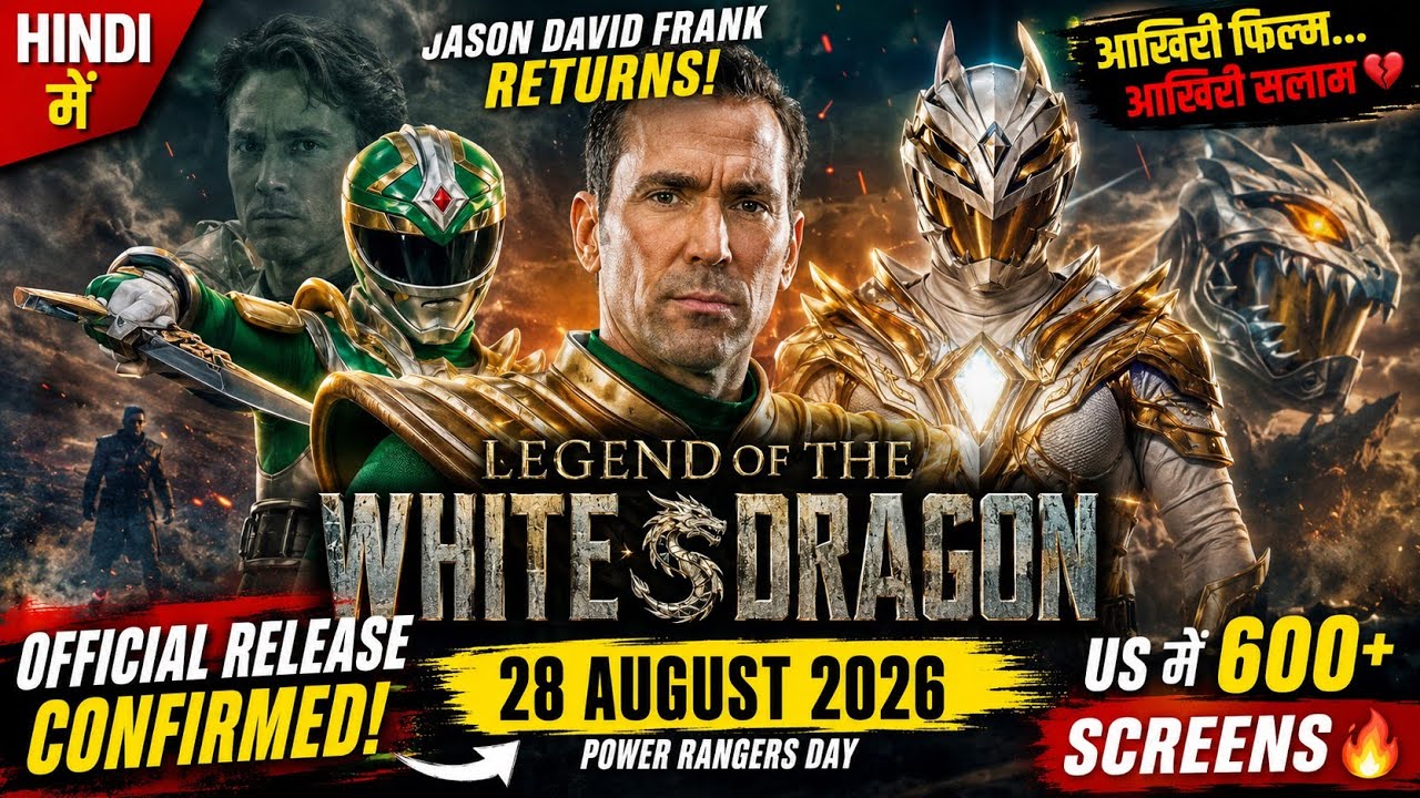 Jason David Frank Returns! Legend of the White Dragon Finally CONFIRMED | Hindi power rangers 