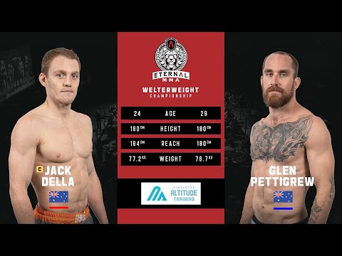 ETERNAL MMA 51 : Jack Della Maddalena VS Glen Pettigrew 2 | FULL FIGHT