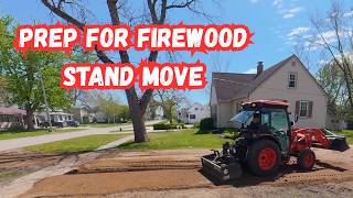 Time to move the firewood stand, but need to get these couple things done first