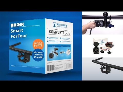 Anhängerkupplung nachrüsten am Smart ForFour mit Bertelshofer