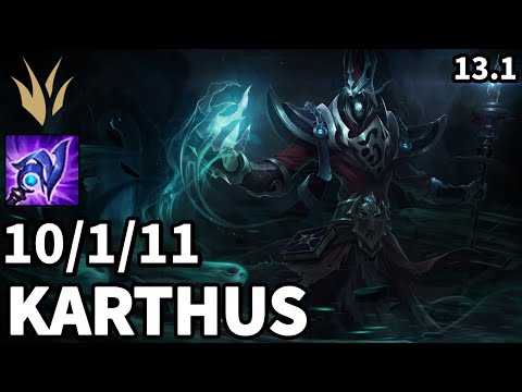 Karthus Jungle vs Fiddlesticks - EUW Challenger | Patch 13.1