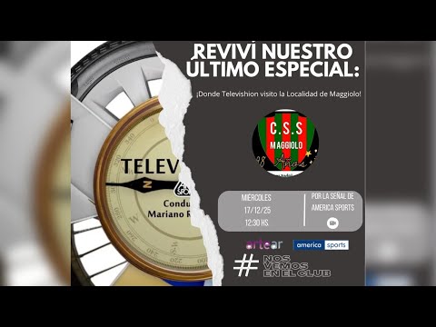 Televishion 17 12 25 Maggiolo, Santa Fe y Córdoba.