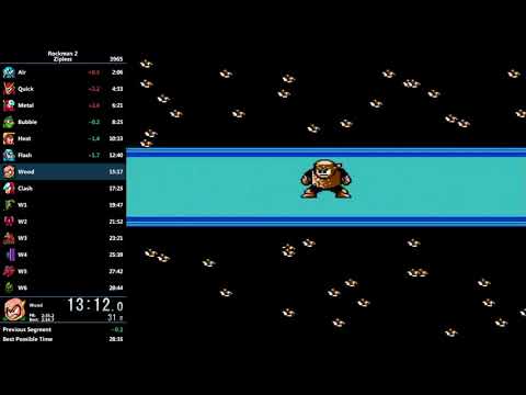 Rockman 2 zipless speedrun • 28:42 (WR)