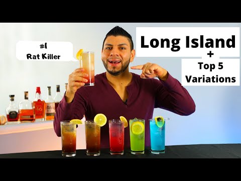 long island iced tea  and top 5 variations you need to try