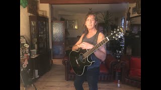 Video thumbnail for Washburn Festival EA20 from 1990 electro acoustic demo and review by Foxy's Guitar Show