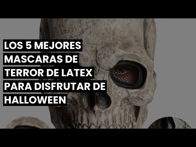 Vídeo relacionado con BOOSHMall Máscara de Terror para Halloween - Máscara Espeluznante de Látex para Fiesta, Accesorio de Disfraz Aterrador para Adultos y Adolescentes