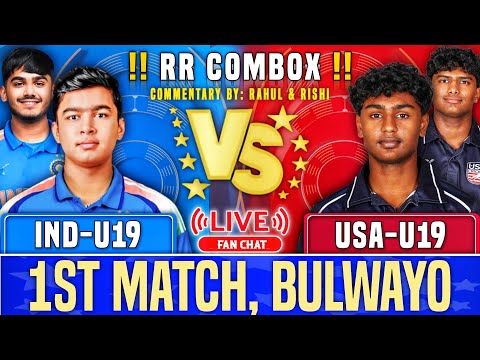 India U19 vs USA U19, 1st Match | ICC Under 19 World Cup 2026 - Live Cricket Score & Commentary |