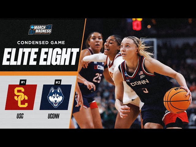 UConn vs. USC - Elite Eight NCAA tournament extended highlights