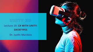 Download the video "UNITY 3D: Lecture #19: C# with UNITY:  Datatypes"