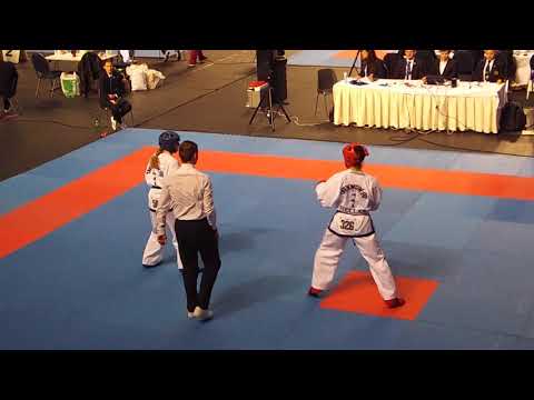 Nikolaeva Elena (RUS) v Kyriaki Paschalidou (GRE) - Female -62kg Sparring