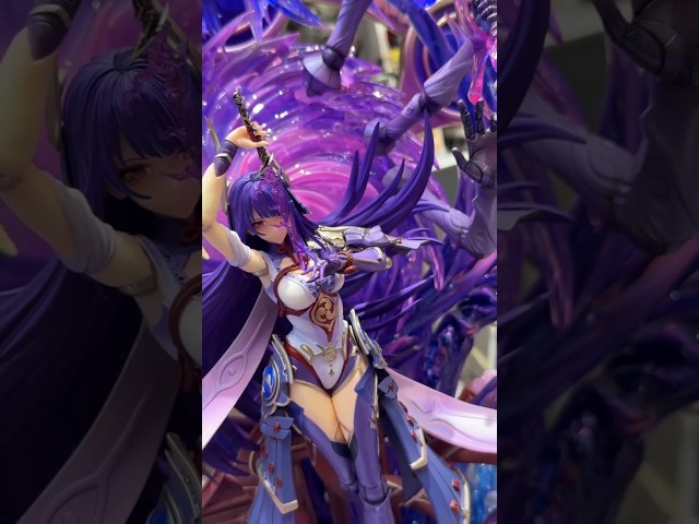 Vídeo relacionado con NFsgVCGJ Raiden Shogun Thunder Silence - Figura decorativa de personajes de anime, figura de acción, figura de acción, colección de adornos, modelo de regalo, 11.8 pulgadas