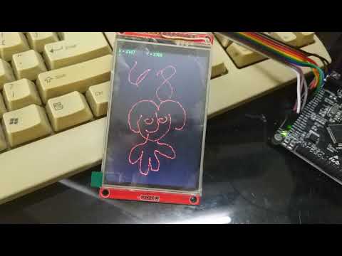 Arduino: STM32 ILI9488 on SPI1 & Touch XPT2046 on SPI2 (paint test #1)