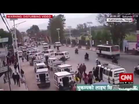 Nepal Earthquake NEW VIDEO  First Moment Massive Quake Hits Nepal Street CCTV Foottage,   # remzi