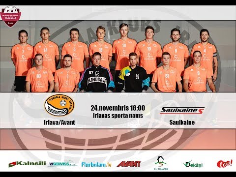 Highlights: Irlava/Avant - Saulkalne (florbols, 1.līga)