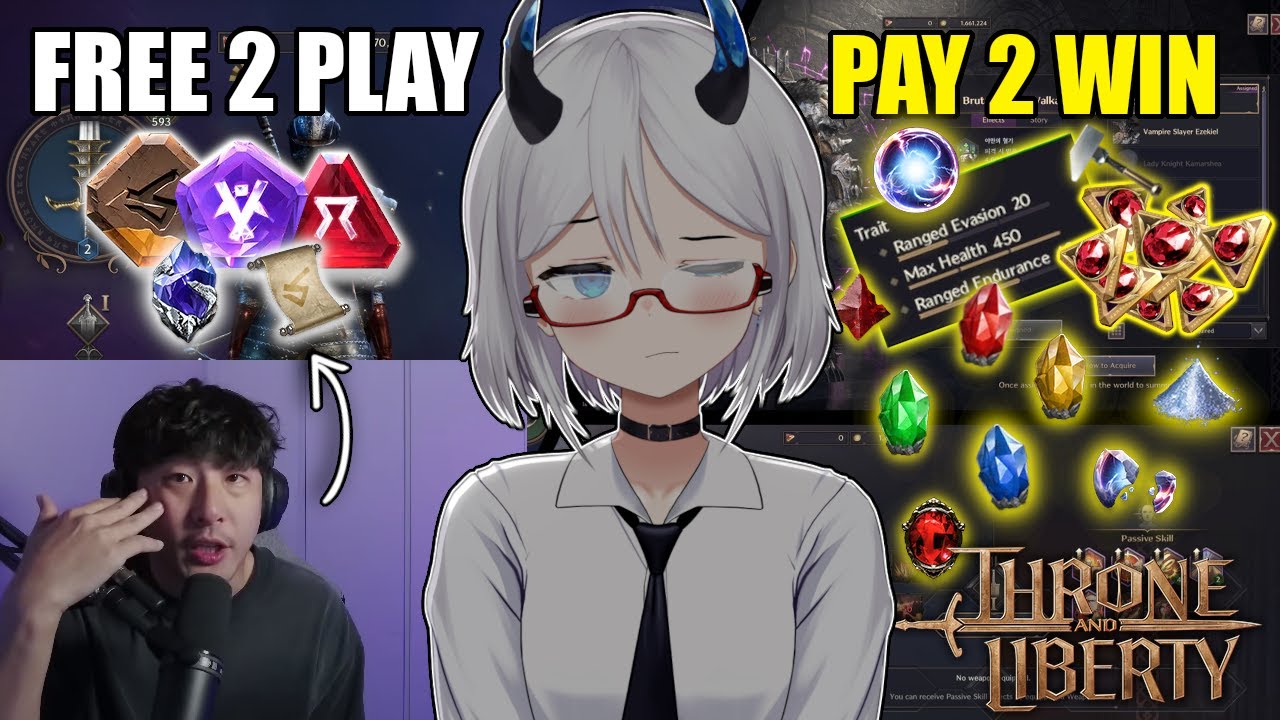 How P2W Is Throne & Liberty? | Elly Reacts To Kanon