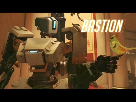 Overwatch Gameplay- Bastion