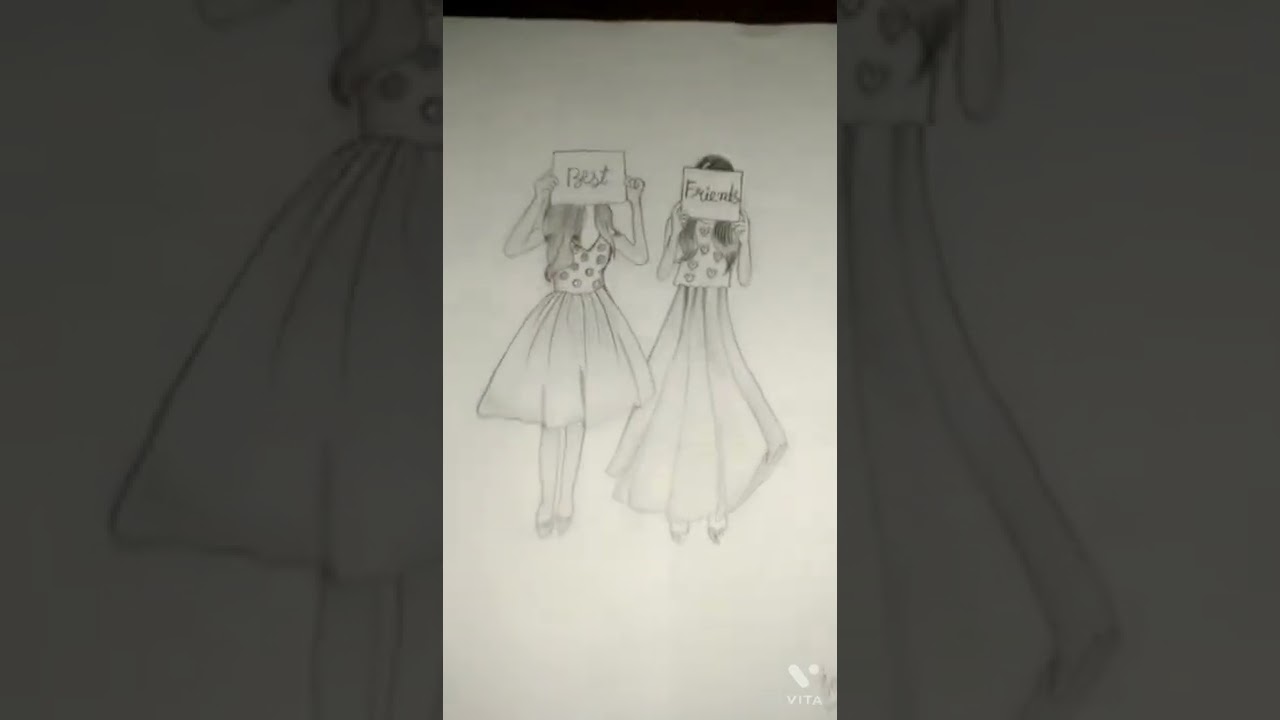 Friendship day drawing/Happy  friendship day😊😉😘