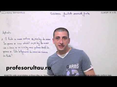 37   cls5   Numere rationale   scaderea fractiilor zecimale finite   exercitii   partea 2