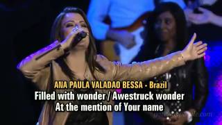 André e Ana Paula Valadão cantando Canção do Apocalipse (Revelation Song) na Gateway
