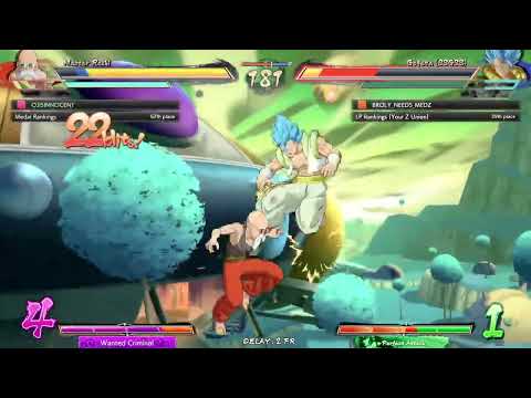 DBFZ When you freestyle a Roshi Combo