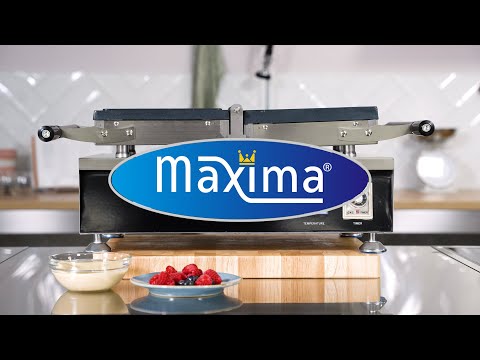 Maxima Gastro Waffelmacher - 2 Teile - Rotatierbar - Digital