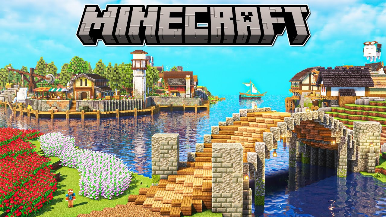 Building a New Bridge in Hardcore Minecraft! - Minecraft Builders