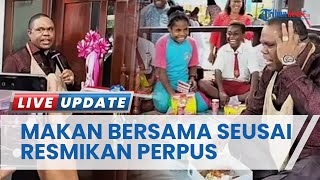 Resmikan Perpustakaan Kampung Warmare, Bupati Manokwari Berharap Bisa Meningkatkan Literasi Anak