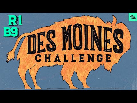 2022 TruBank Des Moines Challenge | R1B9 | Heimburg, Buhr, Smith, Leiviska | Jomez Disc Golf