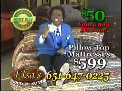 Elsa's House Of Sleep New TV Commercial Beds starring Fancy Ray McCloney!!!