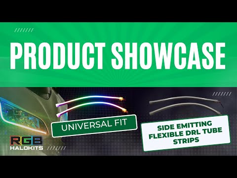 Universal Side Emitting Flexible DRL Diffused Strips | Multicolor