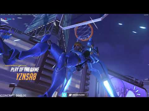 YZNSA BEST PHARAH GAMEPLAY POTG - GRAND MASTER OVERWATCH SEASON 25