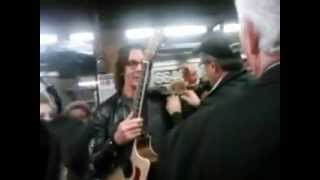 Rick Springfield plays NYC subway