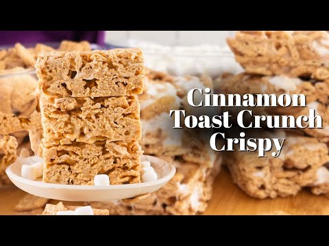 Cinnamon Toast Crunch Crispy Treats | Easy One Pan Dessert Recipe 🍯✨